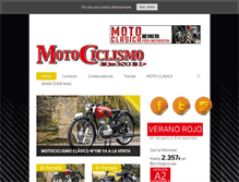 Tablet Screenshot of motociclismoclasico.com